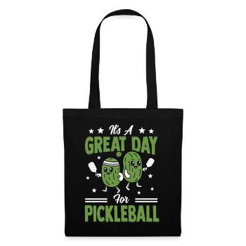 Pickles Pickleball Sport Joueur de Paddleball - Sac en tissu - noir - Devant