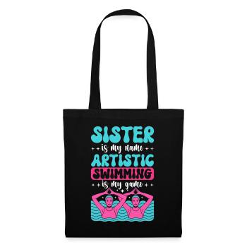 Natation synchronisée Natation artistique Sports nautiques - Sac en tissu - noir - Devant
