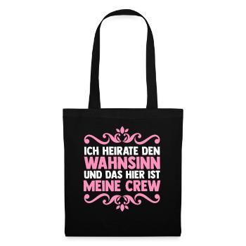 Bachelor Party Team Bride Hen Party - Tote Bag - black - Front
