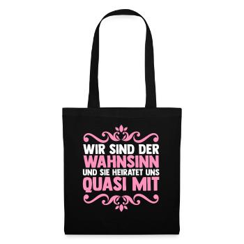 Bachelor Party Team Bride Hen Party - Tote Bag - black - Front