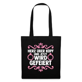 Bachelor Party Team Bride Hen Party - Tote Bag - black - Front
