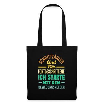 Pedometer? I use the motion detector - Tote Bag - black - Front
