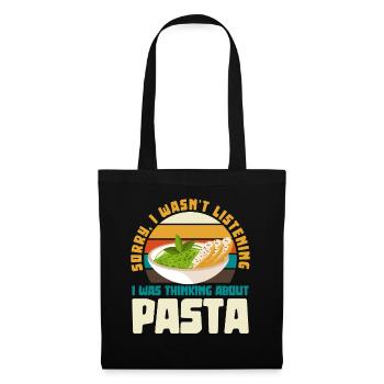 I thought of pasta retro design - Tote Bag - black - Front