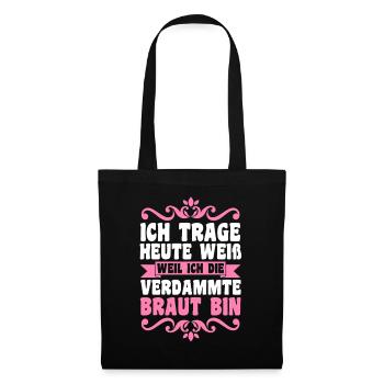 Bachelor Party Team Bride Hen Party - Tote Bag - black - Front