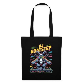 DJ Goatstep Goat Rave EDM Dubstep Vibes - Tote Bag - black - Front