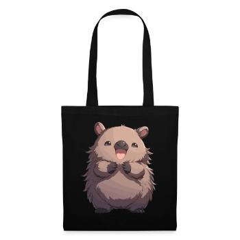 Wombats Wombat - Stoffbeutel - Schwarz - Vorne