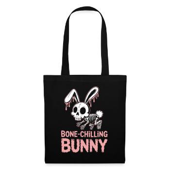 Bone-Chilling Bunny Halloween  - Stoffbeutel - Schwarz - Vorne