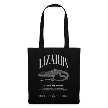 Cuban Knight Anole Reptile Keeper Lizard - Tote Bag - black - Front