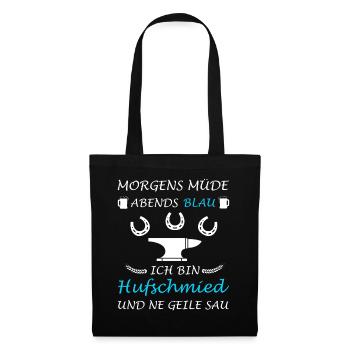 Farrier Horse Blacksmith Blacksmith Lustig - Tote Bag - black - Front