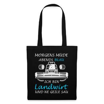 Farmer Agriculture Tractor Tractor Driver - Tote Bag - black - Front