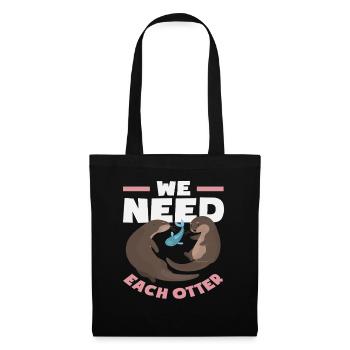 Sea Otter We Need Every Otter - Tote Bag - black - Front