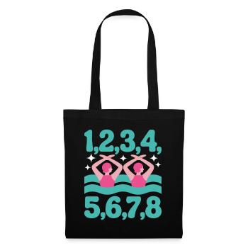 Natation synchronisée Natation artistique Sports nautiques - Sac en tissu - noir - Devant