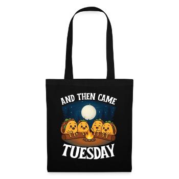 Et puis est venu l’humour des tacos du mardi - Sac en tissu - noir - Devant