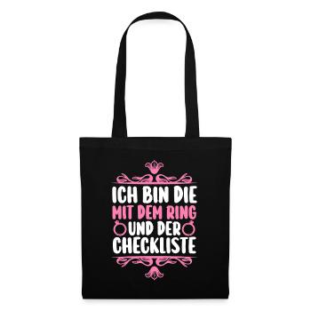Bachelor Party Team Bride Hen Party - Tote Bag - black - Front
