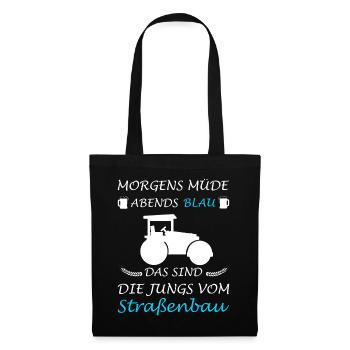 Road Construction Road Builder Construction Workers - Tote Bag - black - Front