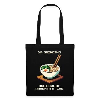 XP Grind with Ramen | Japan Foodie Tokyo - Tote Bag - black - Front
