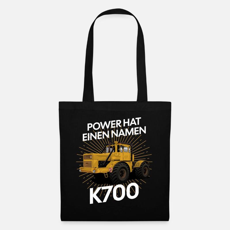 K700 Traktor Power Design - Stoffbeutel - Schwarz