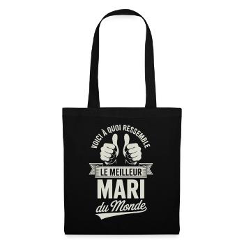 World's Best Husband Gift - Tote Bag - black - Front