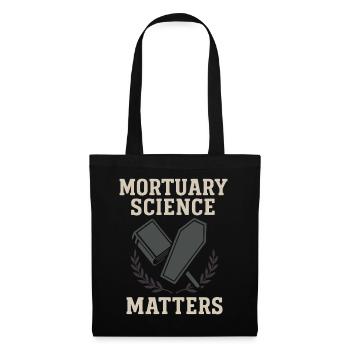 Cadavre Science Humour noir Mort Positif - Sac en tissu - noir - Devant