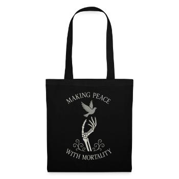Cadavre Science Humour noir Mort Positif - Sac en tissu - noir - Devant