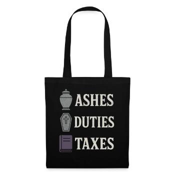 Cadavre Science Humour noir Mort Positif - Sac en tissu - noir - Devant