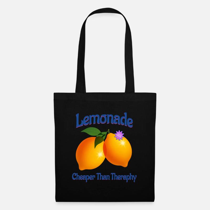 Limonade moins chère que le fruit du citron Theraphy - Sac en tissu - noir