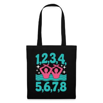 Natation synchronisée Natation artistique Sports nautiques - Sac en tissu - noir - Devant