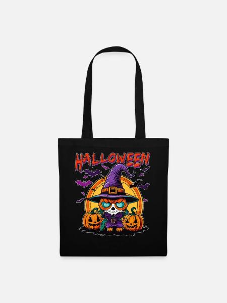 HALLOWEEN - Stoffbeutel - Schwarz
