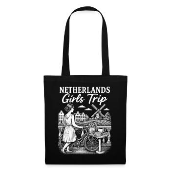 Netherlands Girls' Trip Retro - Tote Bag - black - Front
