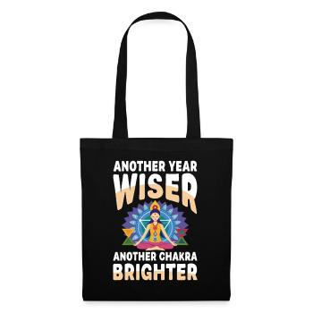 One More Year Wisdom Chakra Mandala - Tote Bag - black - Front