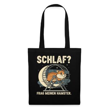 Sleep? Ask my hamster - Tote Bag - black - Front