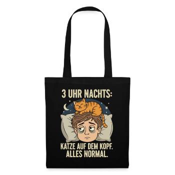 KaterKopf – Three o'clock in the morning - Tote Bag - black - Front
