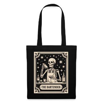 Bartender Barman The Bartender Tarot Cocktail - Tote Bag - black - Front