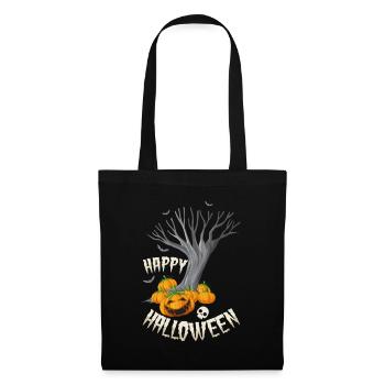 Halloween Jack-o-Lanterns Farm - Stoffbeutel - Schwarz - Vorne