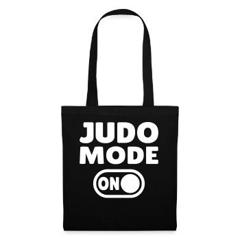 Judo Mode ON – Stärke, Disziplin & Kampfgeist - Stoffbeutel - Schwarz - Vorne