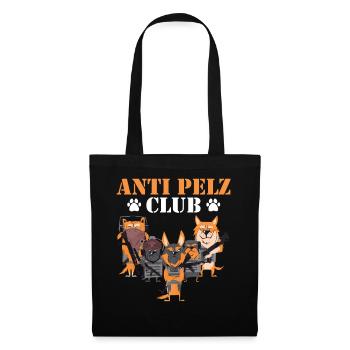 Animal Protection ANTI FUR CLUB Anti Fur Funny - Tote Bag - black - Front
