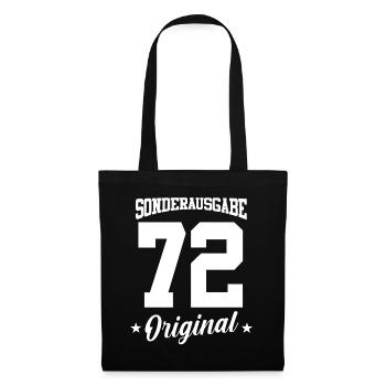 72 Birthday - Tote Bag - black - Front