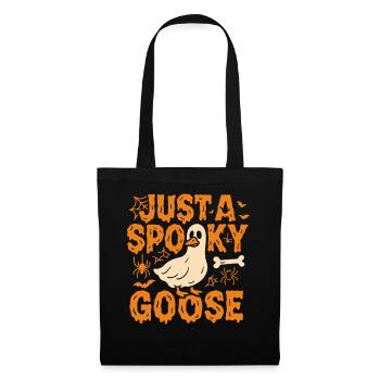 Just A Spooky Goose Halloween Costume Funny Saying - Tote Bag - black - Front