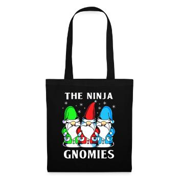 Gnome Ninja - Sac en tissu - noir - Devant