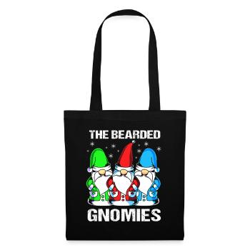 Gnome Bart - Sac en tissu - noir - Devant