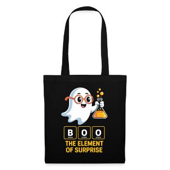 Drôle Chimie Halloween Humour - Sac en tissu - noir - Devant