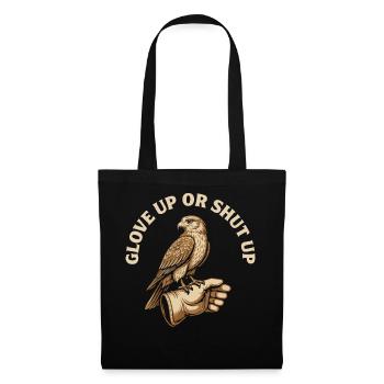 Gant Ou Tais-toi Vêtements De Fauconnerie - Sac en tissu - noir - Devant