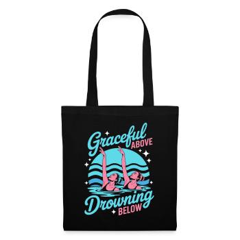 Natation synchronisée Natation artistique Sports nautiques - Sac en tissu - noir - Devant
