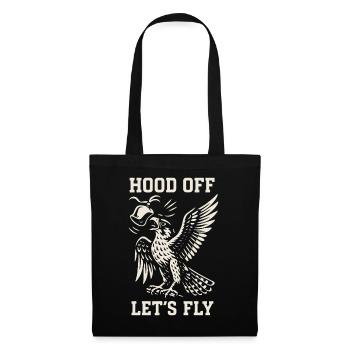 Capuche de faucon Off Let’s Fly Falconry Adventure - Sac en tissu - noir - Devant
