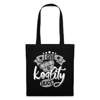 Câlins Koala - Sac en tissu - noir - Devant