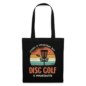 Le disc golf rétro est important - Sac en tissu - noir - Devant