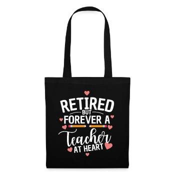 Enseignant à la retraite Enseignement à la retraite - Sac en tissu - noir - Devant