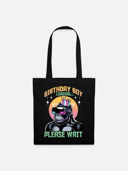 Birthday Gamer VR - Stoffbeutel - Schwarz