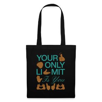 L’acceptation au lieu des préjugés - Sac en tissu - noir - Devant