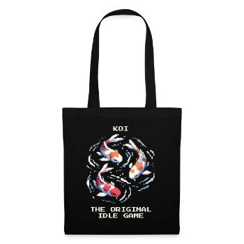 Koi : le jeu d’inactivité original | Jardin Étang Zen - Sac en tissu - noir - Devant